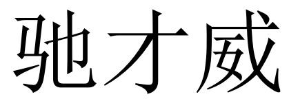 驰才威